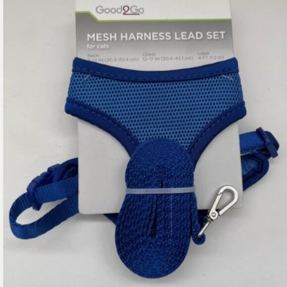 NWT Matching Cat Harness & Leash, S/M - Picture 3 of 4